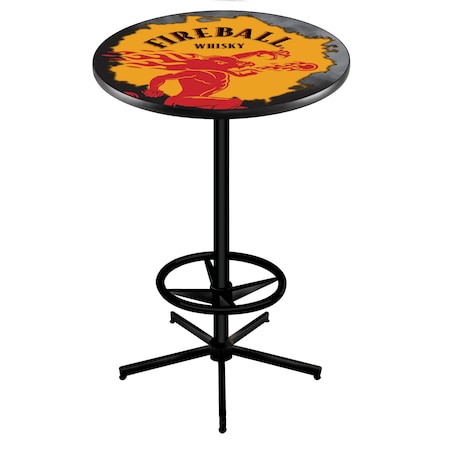 Holland Bar Stool Co 42" Black Fireball Pub Table L216B4236Fireball-Y